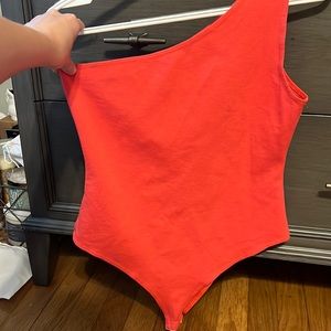 Really pretty coral bodysuit from Wild Honey